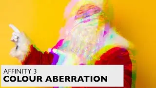 AFFINITY 3 Colour Glitch Aberration Effect | How To Use Canva