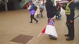 Part 11 of 11 Rochdale 2017 07 29 EDL Protest - Arrested for swearing