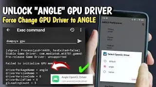 Force Change GPU Driver To ANGLE! | OverClock Your GPU Performance For Gaming (No Root)