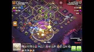 Easy 3 Star Th18 using Super Yeti,Meteor Golem attack