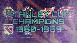 Stanley Cup Champions 1950-1959 #hockey #stanleycup