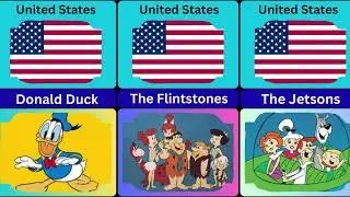 Cartoons From Different Countries | #cartoon