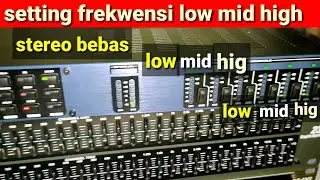 настройка frekwensi driverack dbx 260 3way stereo