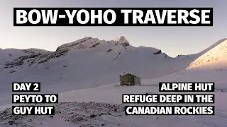 From SUN to WHITEOUT  in WINTER // Bow Yoho Ski Traverse E02
