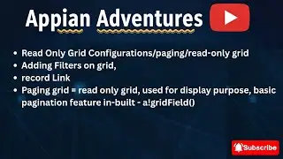 🚀 Master Appian Read-Only Grids: Filters, Links, & Paging