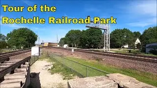 ROCHELLE RAILROAD PARK TOUR and a train!  Includes shout out!