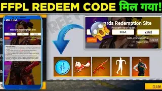 FFPL REDEEM CODE TODAY | FREE FIRE REDEEM CODE | SKY CRYSTAL TOKEN REDEEM CODE 🔥