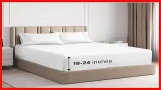Great product -  King Extra Deep Pocket Sheets - Cotton Sheets King Size - 4 Piece Sheet Set