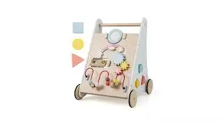 Assembly video: Costzon Push and Pull Sit-to-Stand Learning Walker Activity Center