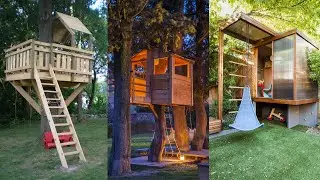 10 потрясающих идей для детских домиков на дереве