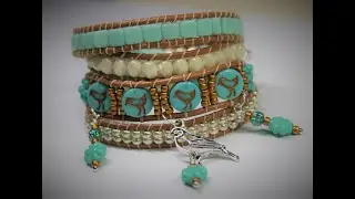 Finished Jewelry Leather Wrap Bracelets
