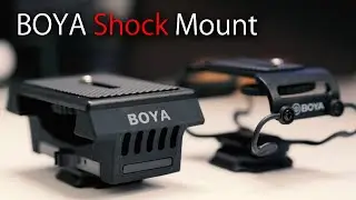 録音には必須アイテム？【コンデンサーマイク・PCMレコーダー】へ伝わる振動やノイズを軽減するためのアイテム【ショックマウント】BOYA BY-C20