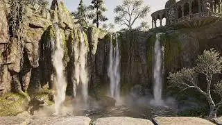 Waterfalls of Rivendell &mdash; Peaceful Elven Valley Ambience | Lord of the Rings Relaxation
