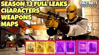 SEASON 13 FULL LEAKS Maps Weapon Character Leaks Cod Mobile | Cod Mobile S13 Leaks | TAP AROUND
