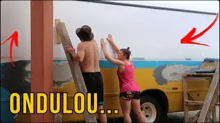 FINALIZAMOS a instalação do LAMINADO DE FIBRA DE VIDRO - MO #39