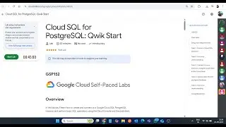 Cloud SQL for PostgreSQL: Qwik Start || Lab Solution || Google Cloud Arcade 2025