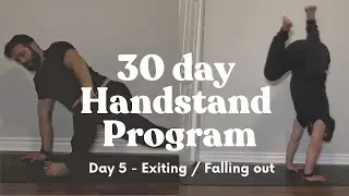 Learning to fall out of handstand - feel safe and confident #handstand #handstandtutorial #yoga