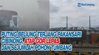 Puting Beliung Terjang Pakansari Cibinong, Atap GOR Lepas dan Sejumlah Pohon Tumbang