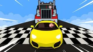 ROBLOX МАШИНЫ ПРОТИВ ГРУЗОВИКОВ..!