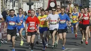 Kyiv Half-Marathon: 6,000 people take part in charity run in Ukrainian capital