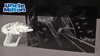 Star Wars Science Millennium Falcon UV Light Laser from Uncle Milton