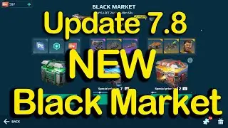 New Black Market in update 7.8 see what is inside the chest WR War Robots robot