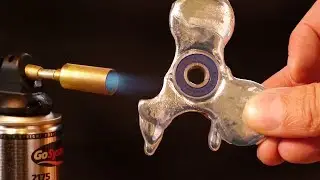 Melting The Gallium Fidget Spinners