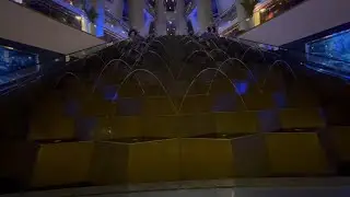 Cascade Fountain of Jumeirah Burj Al Arab (Bottom View)