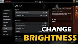 How to Change Brightness in Battlefield 6