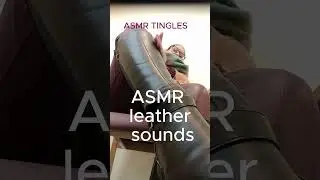 [ASMR ] LEATHER SOUNDS SQUEEKY SOUNDS #triggers #tingles #gentlewhispering #glovesounds #leather