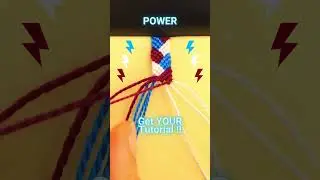 How to make a bracelet with string #bracelet #diy