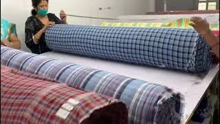 Streching Fabric Shirts in Production, AB Clothing Co. Bangalore -560036