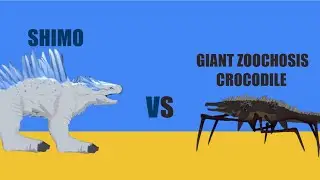 Shimo VS Giant Zoochosis Crocodile | Monsterverse VS Zoochosis Animation