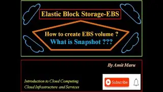Elastic Block Storage EBS | EBS Volume | Types of EBS Volume | How to create EBS volume
