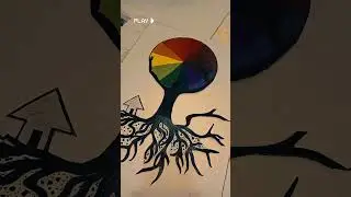 colour wheel  made of nature #inspiration #colourtheory #colourwheel #trendingshorts #viralshort