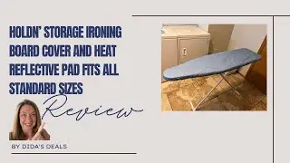HOLDN&rsquo; STORAGE Ironing Board Cover with Heat Reflective Technology Review