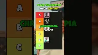 Tyler, The Creator Album Tier List 🔥🎶 #shorts #fyp #trending #music #rap #hiphop #tyler #tierlist