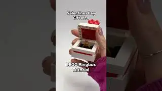 How to build a LEGO Ringbox 💍🌹 MOC Tutorial &hearts;️ #legomoc #valentinesday #giftidea