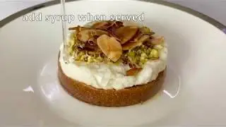 Sweet Lebanese Mafroukeh with homemade Ashta  طريقة عمل المفروكه  مع وصفة القشطة المنزلية