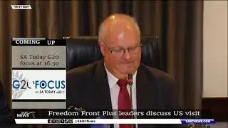 Freedom Front Plus leaders return from United States visit