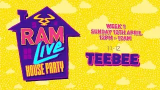 RAMLive House Party 12/04/20 - 11pm -12am Teebee