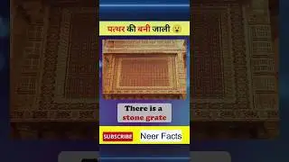 पत्थर की बनी जाली 😮 Stone lattice in Jaisalmer Haveli #shorts