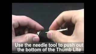 How to Replace the Batteries on a Lucky Line Thumb Lite&trade;