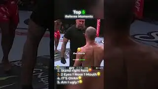 Top 5 Referee Moments in MMA 😭 #ufc #ufcvideo