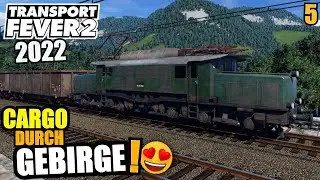 Cargo Zug durch Gebirge🚉 - 5 - Transport Fever 2 2022