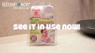 Tub & Shower Baby and Toddler Rinser by Rinse ace for bathing your baby or toddler