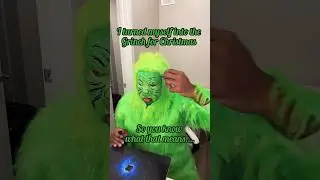 Remaking Grinch scenes in full costume😂 #GrinchBeLike
