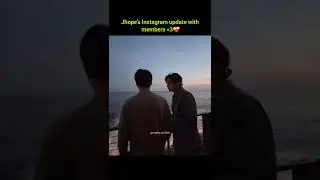 jhope's insta update with members..❤&zwj;🩹#bts #update #army #kpop #viral #shorts #instagram #shortvideo
