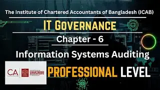 PL- IT Governance - Chapter 06- Information Systems Auditing - Mohammad Abdul Matin