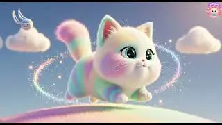 The Sky Just Sneezed! 🌤️ Funny Puffy Cat Rhyme | Silly Kids Cartoon Song for Children